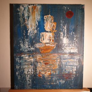 Tablou Dor de Creta, 25x30 - acrilic pe pânză