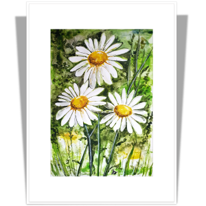 Art print A5 cu passepartout A4 Margarete